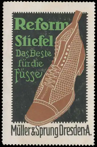 Reform Stiefel fÃ¼r die FÃ¼sse