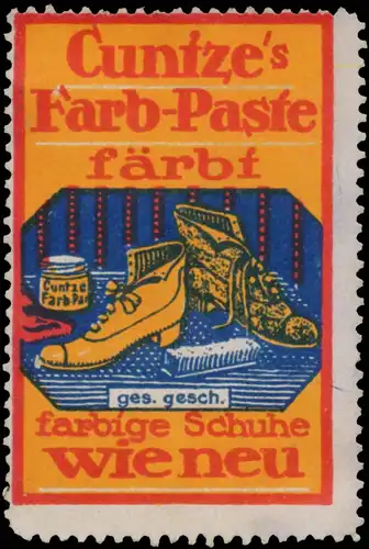 Cuntzes Farb-Paste fÃ¤rbt farbige Schuhe wie neu