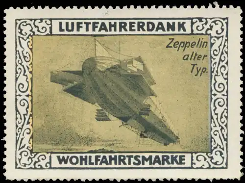 Zeppelin Luftschiff alter Typ