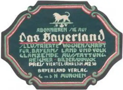 Abonnieren sie auf Das Bayerland