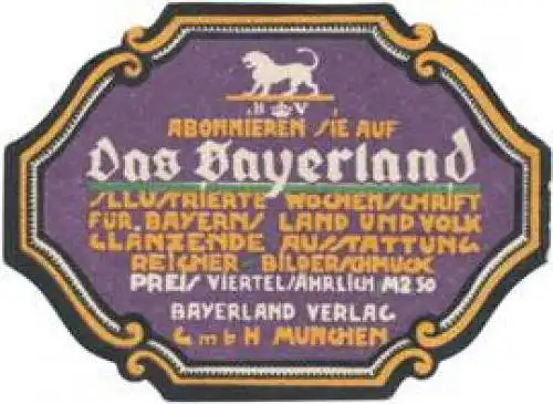 Abonnieren sie auf Das Bayerland