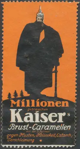 Millionen gebrauchen Kaisers Brust-Caramellen