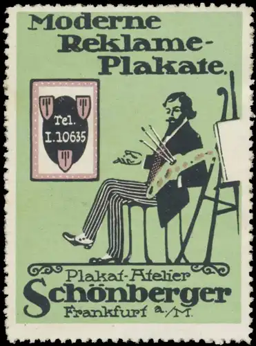 Moderne Reklame-Plakate