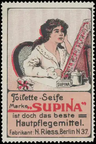 Toilette-Seife Marke Supina