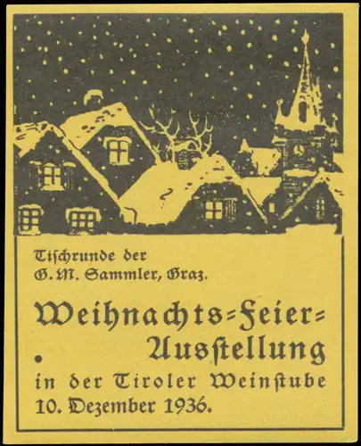 Weihnachtsfeier-Ausstellung