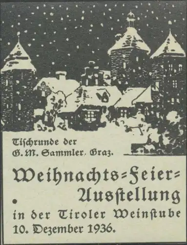 Weihnachtsfeier-Ausstellung