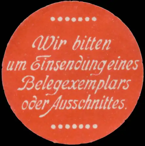Belegexemplar
