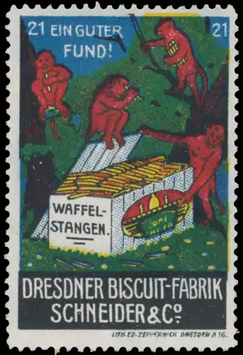 Ein guter Fund - Waffelstangen