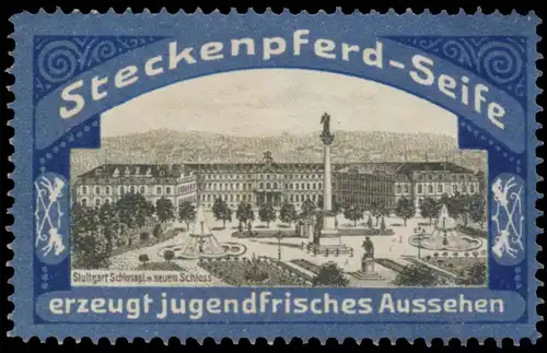 Schlossplatz mit neuem Schloss in Stuttgart