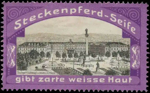Schlossplatz mit neuem Schloss in Stuttgart