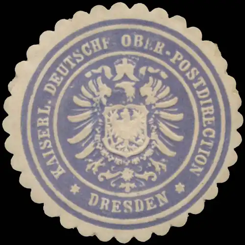 K. Deutsche Ober-Postdirection Dresden