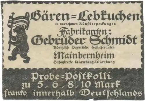 BÃ¤ren Lebkuchen