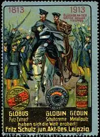 VÃ¶lkerschlacht - BlÃ¼cher an der Spitze seiner Truppe