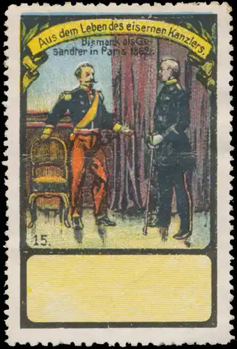 Bismarck als Gesandter in Paris 1862
