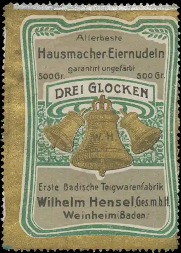 Hausmacher Eiernudeln Drei Glocken