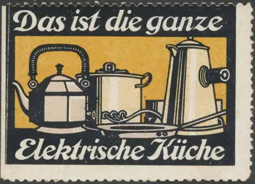 Das ist die ganze elektrische KÃ¼che