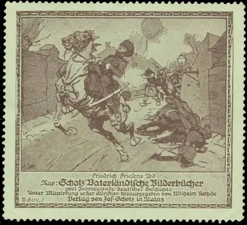 Friedrich Friesen Tod