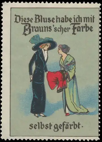 Diese Bluse habe ich mit Braunscher Farbe selbst gefÃ¤rbt