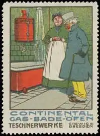 Continental Gas-Bade-Ãfen