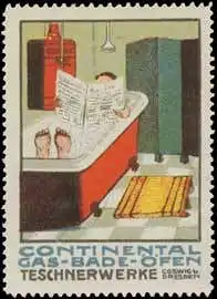 Continental Gas-Bade-Ãfen