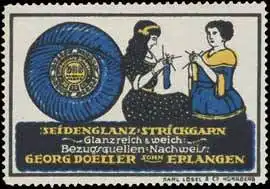 Seidenglanz-Strickgarn