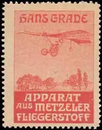 Hans Grade Flugzeug Apparat