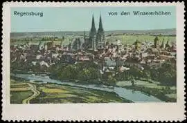 Regensburg von den Winzererhöhen