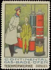 Continental Gas-Bade-Ãfen