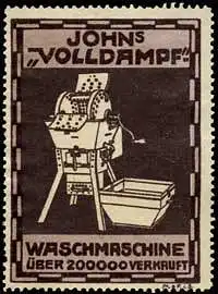 Johns Volldampf Waschmaschine