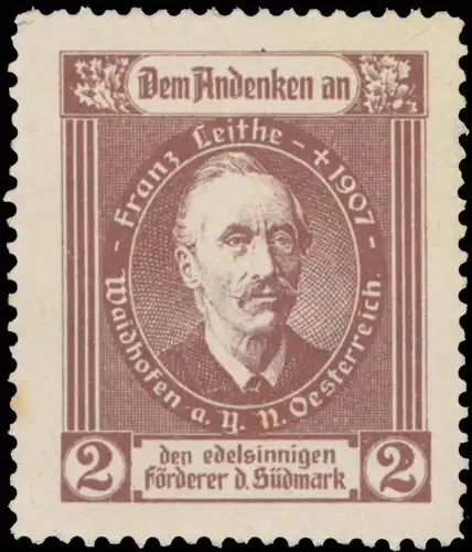 Zum Andenken an Franz Leithe