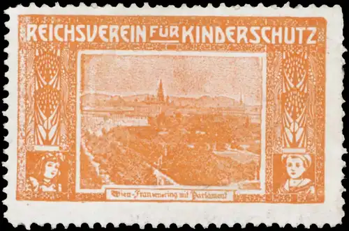 Franzensring mit parlament in Wien