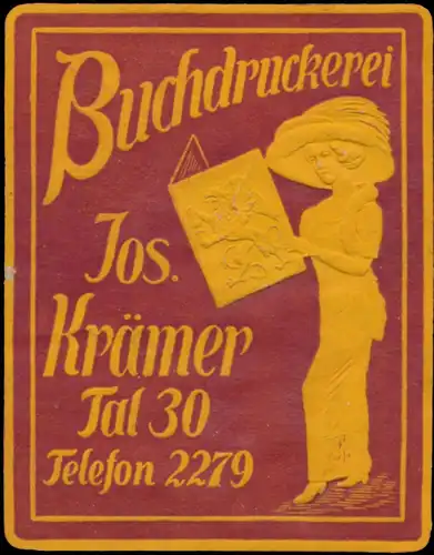 Buchdruckerei Jos. KrÃ¤mer