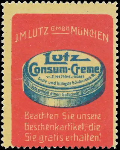 Lutz Consum-Creme