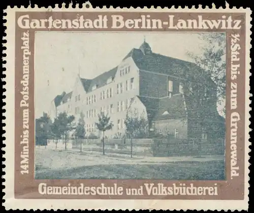 Gemeindeschule und VolksbÃ¼cherei