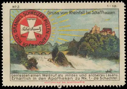 Gruss vom Rheinfall bei Schaffhausen