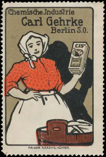 Frau mit CIS Waschmittel