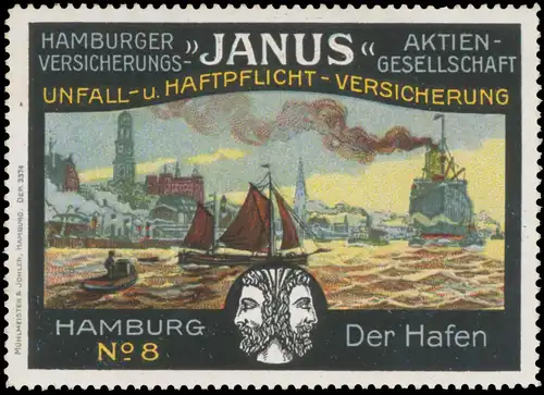 Der Hafen von Hamburg