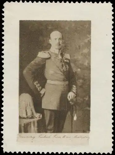 Grossherzog von Mecklenburg Friedrich Franz IV