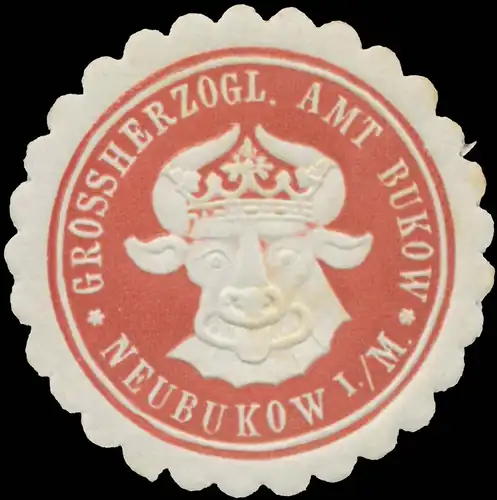 Grossh. Amt Bukow Neubukow in Mecklenburg