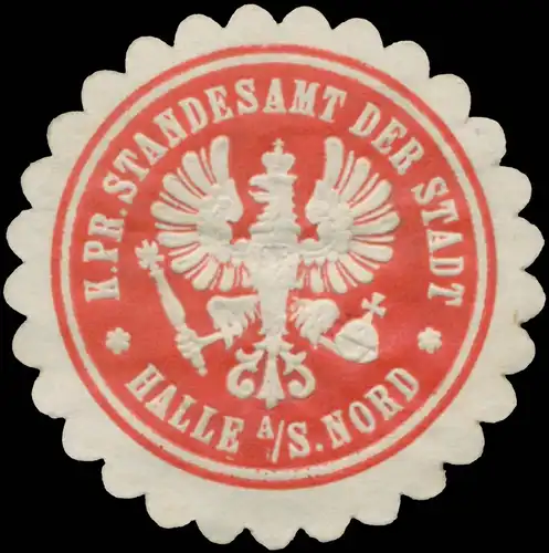 K.Pr. Standesamt der Stadt Halle/Saale Nord