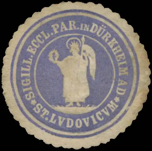 Sigill. Eccl. Parochie in DÃ¼rkheim