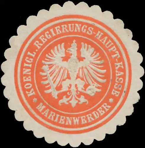 K. Regierungshauptkasse Marienwerder (Westpreussen)