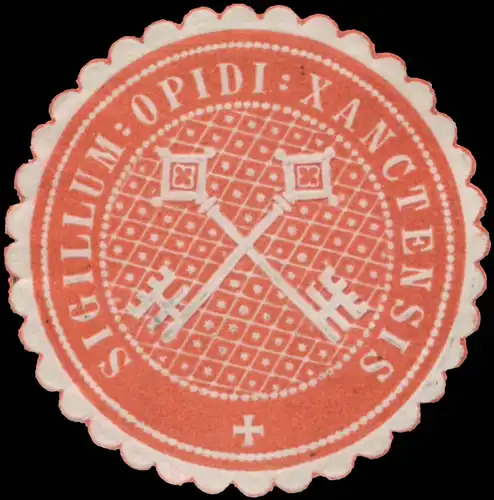 Sigillum Opidi Xanctensis