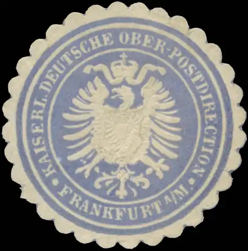 K. Deutsche Ober-Postdirection Frankfurt/Main