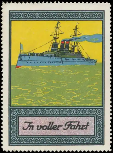 In voller Fahrt