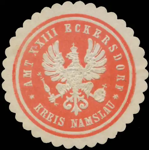 Amt XXIII. Eckersdorf Kreis Namslau (Schlesien)