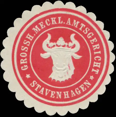 Gr. Mecklenburg. Amtsgericht Stavenhagen