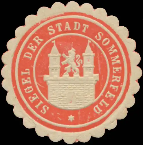 Siegel der Stadt Sommerfeld