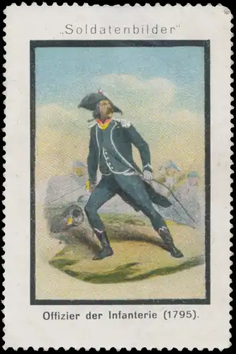 Offizier der Infanterie 1795