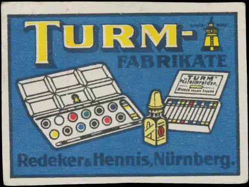 Turm-Fabrikate Tuschkasten